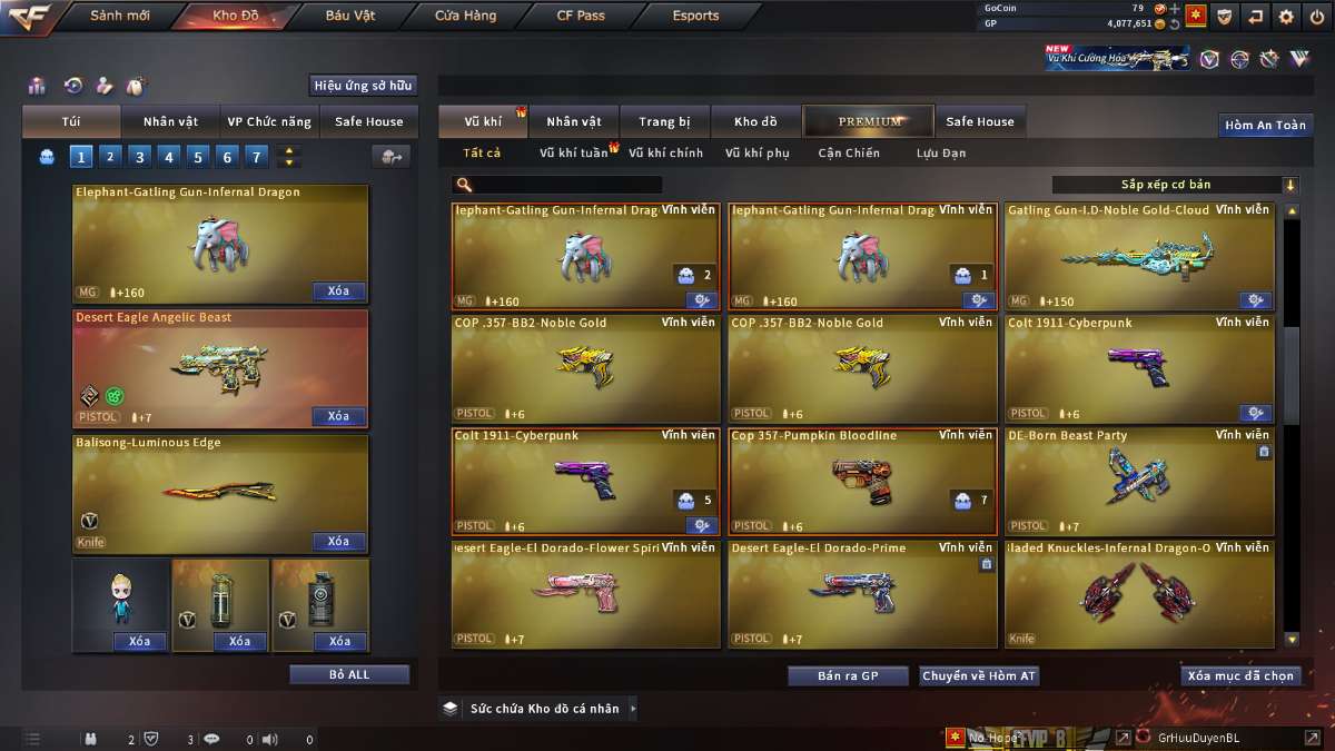 shop acc cf uy tin gia re